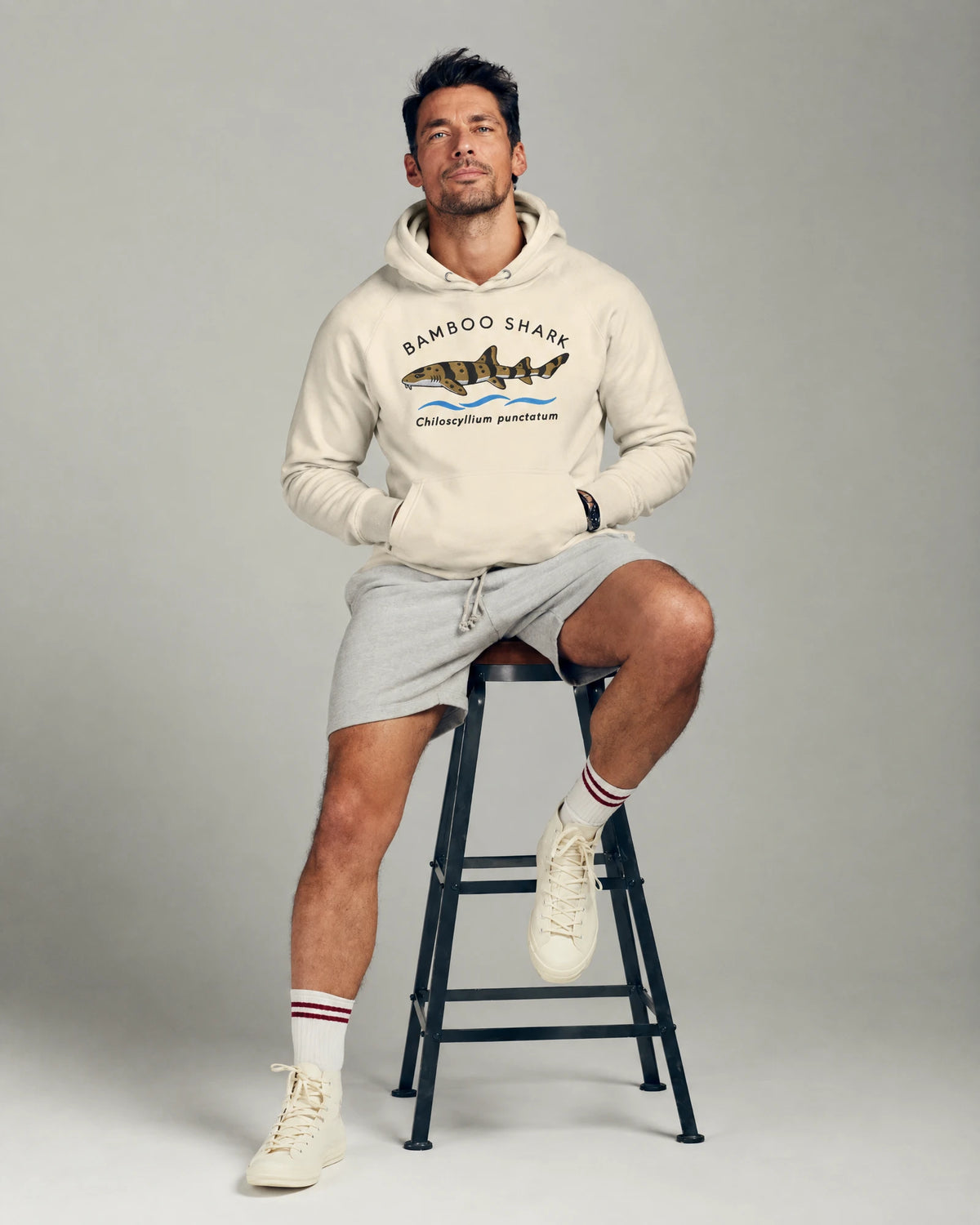 Bamboo Shark - Embroidered Kimara Coast Hoodie