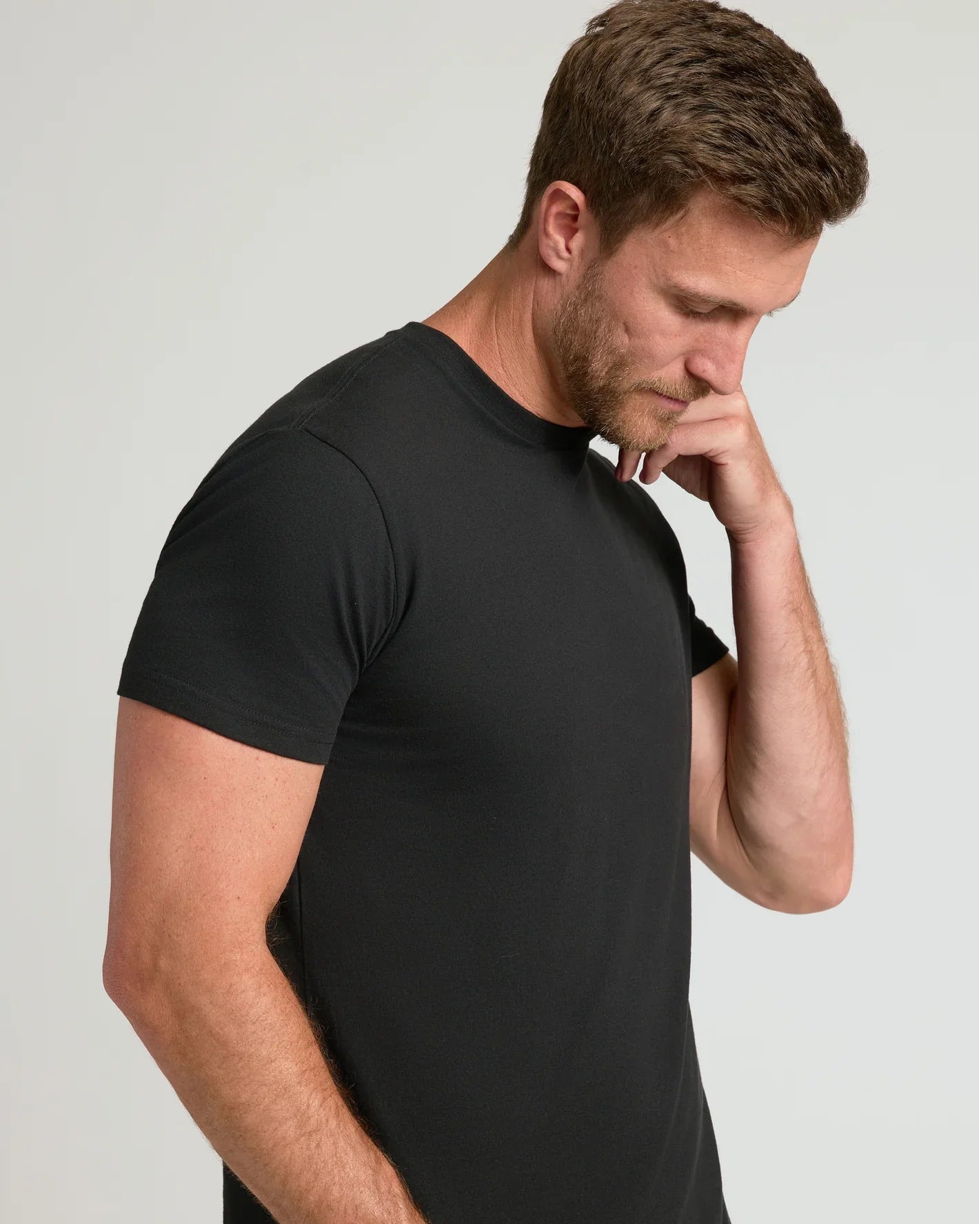 Crew Neck (5-pack) Black - Men's T-Shirts