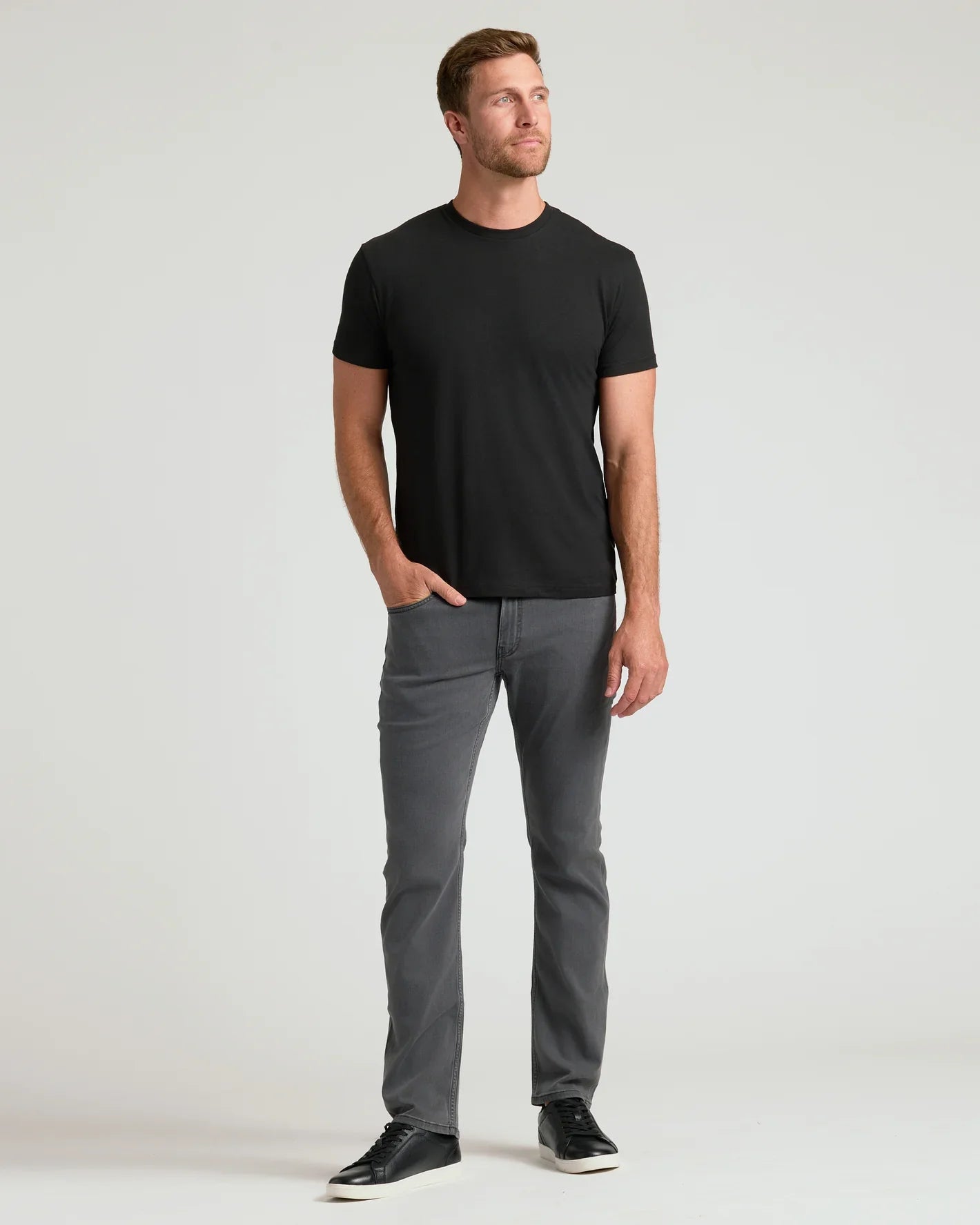 Crew Neck (5-pack) Black - Men's T-Shirts