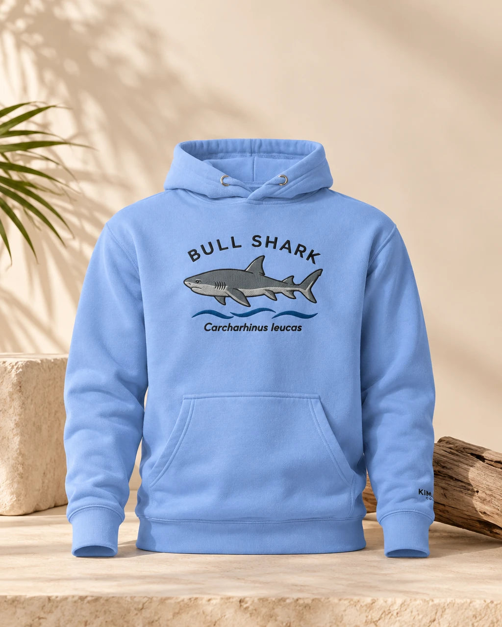 Bull Shark - Embroidered Kimara Coast Hoodie