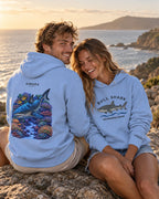 Bull Shark - Embroidered Kimara Coast Hoodie
