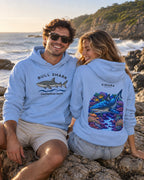 Bull Shark - Embroidered Kimara Coast Hoodie