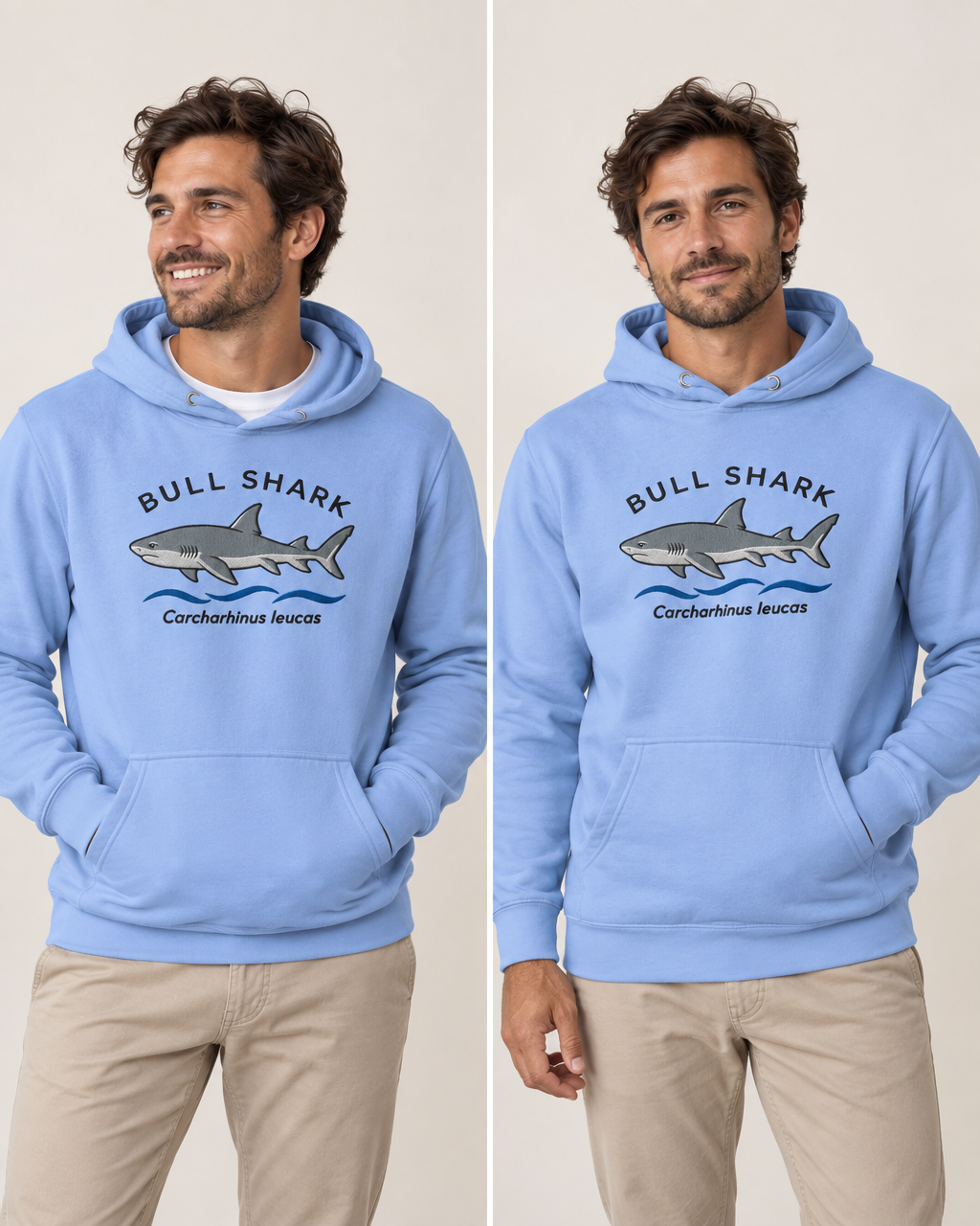 Bull Shark - Embroidered Kimara Coast Hoodie