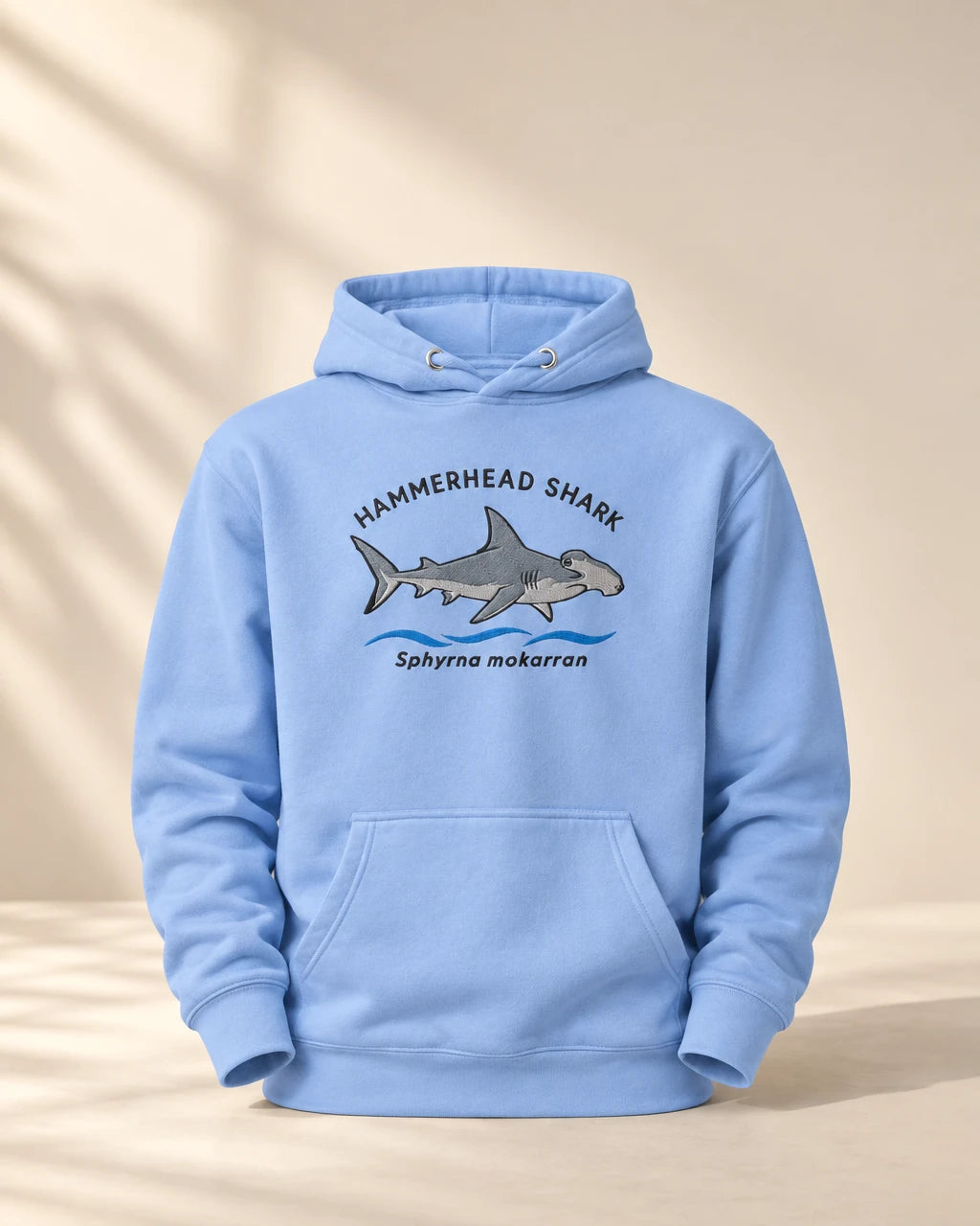 Hammerhead Shark - Embroidered Kimara Coast Hoodie