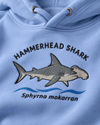 Hammerhead Shark - Embroidered Kimara Coast Hoodie