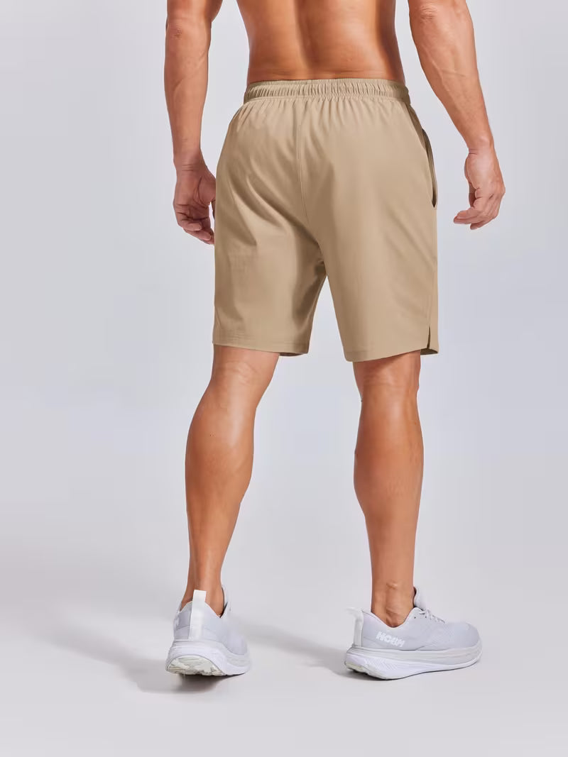 Khaki Drawstring Trunks