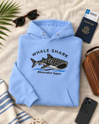 Whale Shark - Embroidered Kimara Coast Hoodie